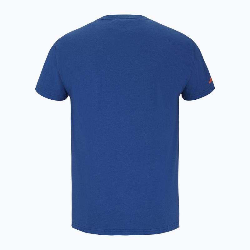 Maglietta Babolat Exercise Big Flag da uomo blu scuro 3