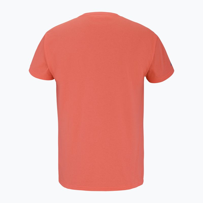 Maglietta Babolat Exercise Big Flag da uomo, colore corallo caldo 3