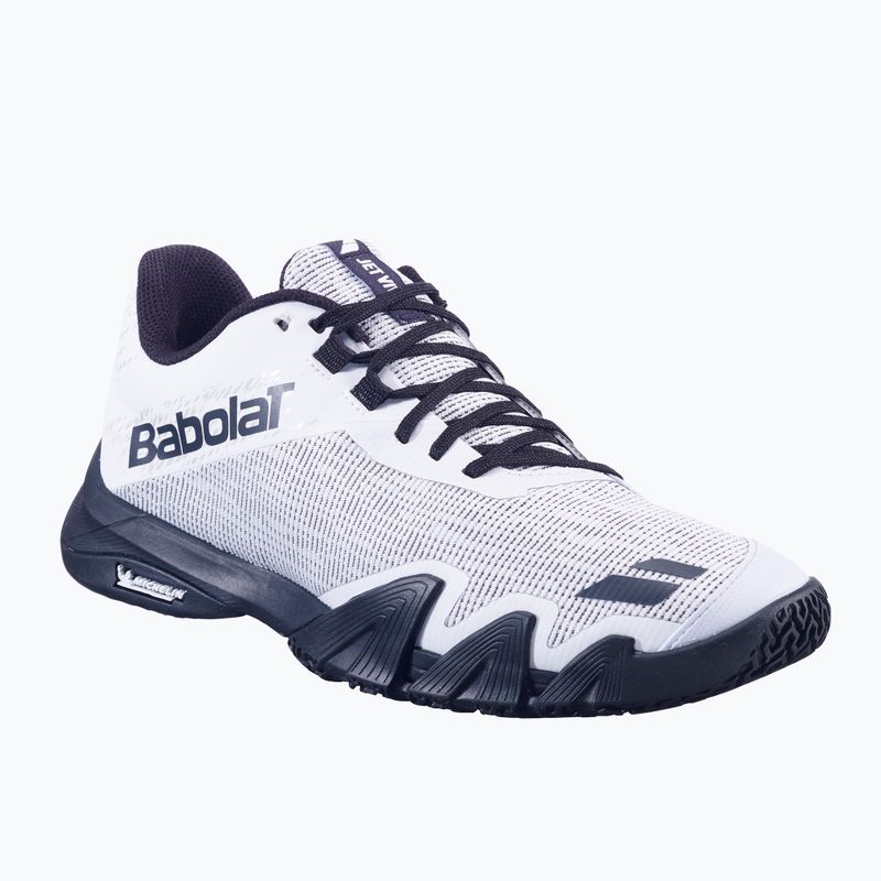 Babolat scarpe da paddle da uomo Jet Viva bianco/nero 8