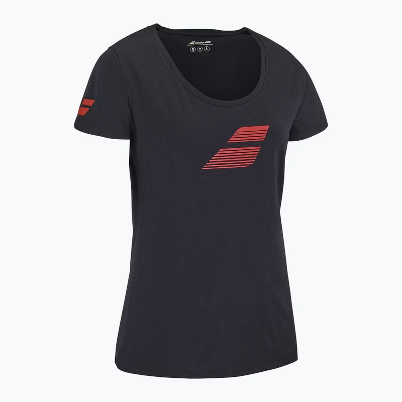 Maglietta Babolat Exercise Flag W nero/nero da donna 2