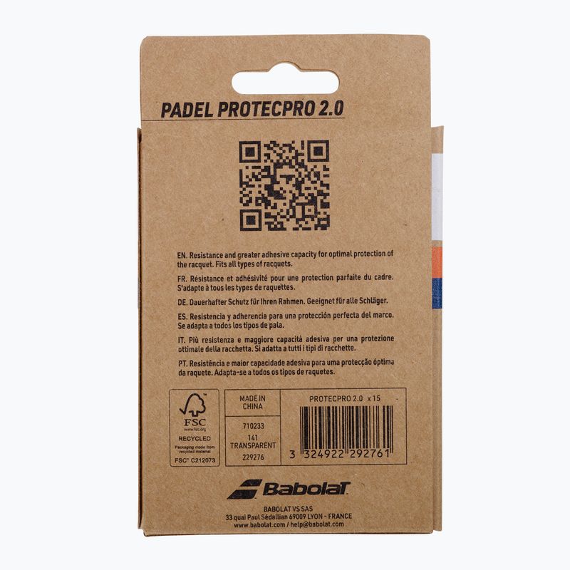 Nastro protettivo Babolat Protecpro 2.0 X15 transparent 3