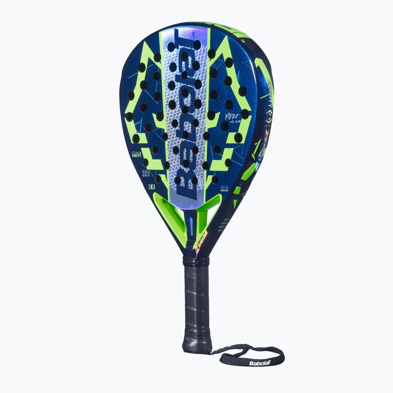 Racchetta da padel Babolat Viper Juan Lebron 3.0 FW blue depths/green flash 2