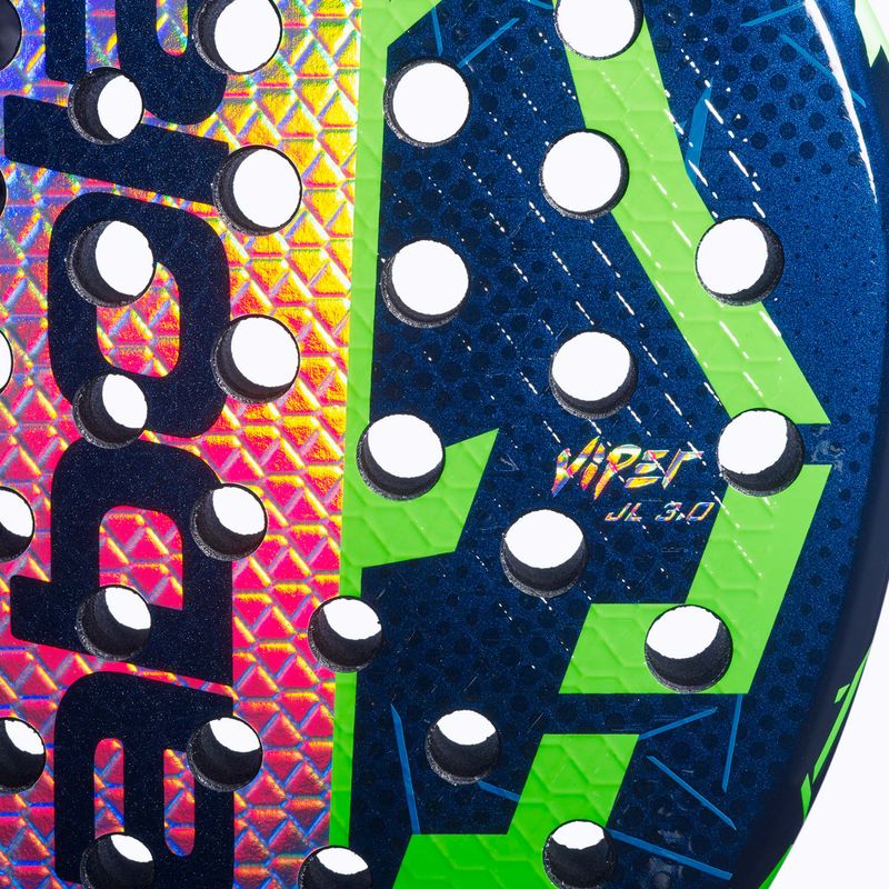 Racchetta da padel Babolat Viper Juan Lebron 3.0 FW blue depths/green flash 5