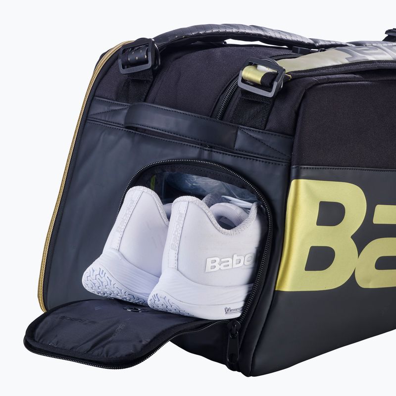 Borsa per badminton Babolat Cross Pro Bad 60 l black/gold 5