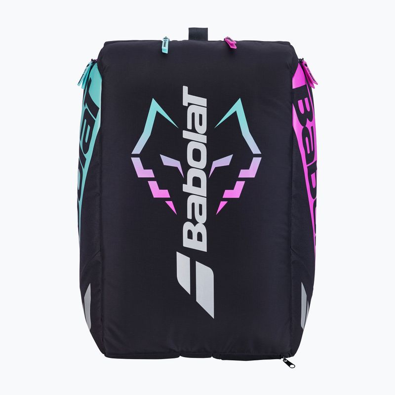 Borsa da padel Babolat RH Pro Padel Juan Lebron black/purple/light green 3