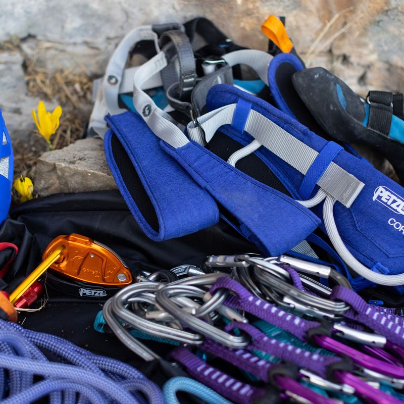Petzl Grigri + dispositivo di assicurazione arancione 2