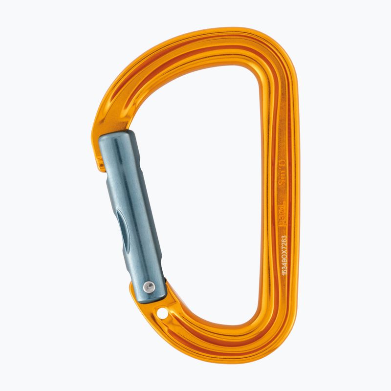 Moschettone da arrampicata Petzl Sm'D Wall arancione