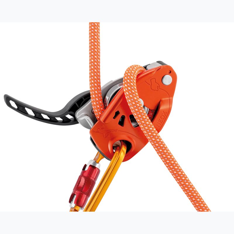Dispositivo di assicurazione Petzl Neox orange 5