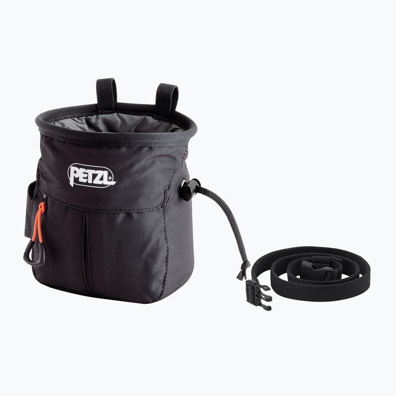 Sacco per magnesio Petzl Saka Poche black