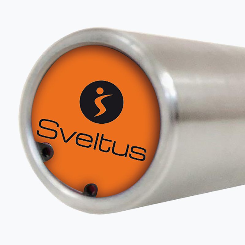 Sveltus Training Bar barra dritta + 2 collari a molla 175 cm cromo 6