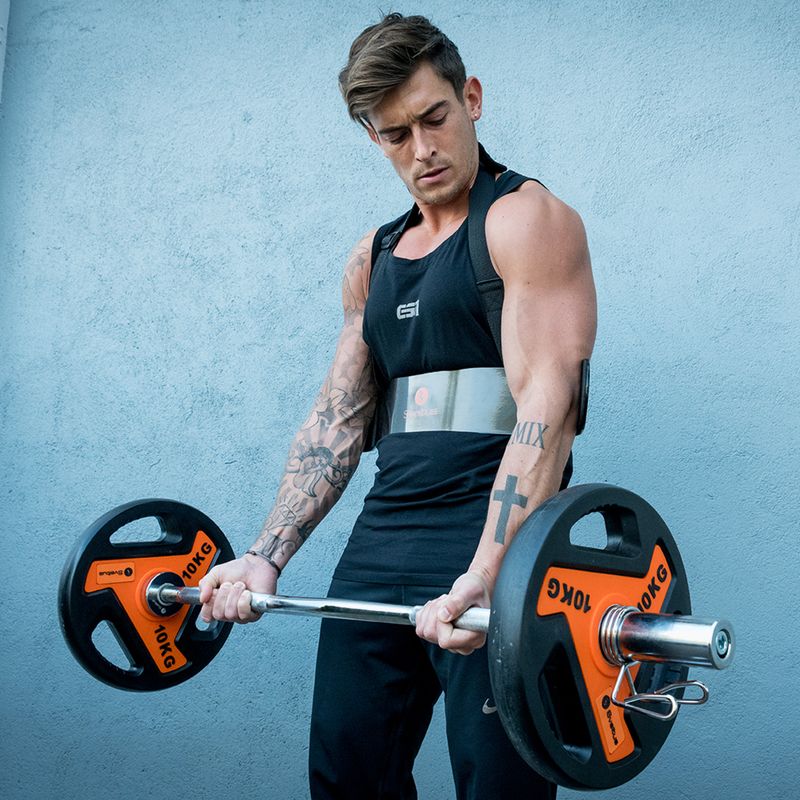 Sveltus Training Bar barra dritta + 2 collari a molla 175 cm cromo 7