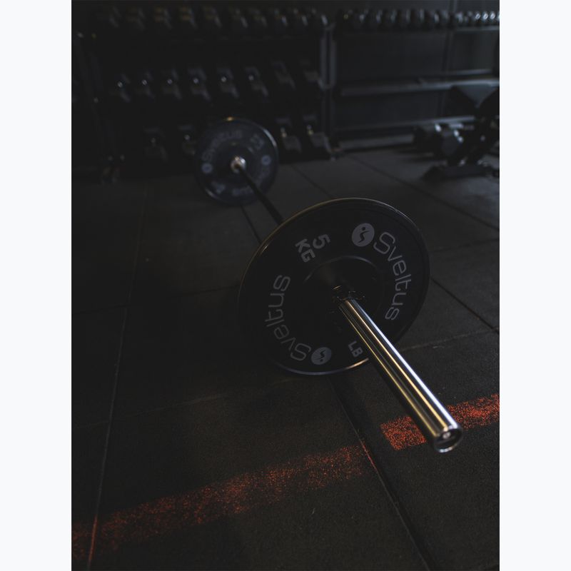 Disco bumper olimpico Sveltus Training Olympic Disc 5 kg black 2