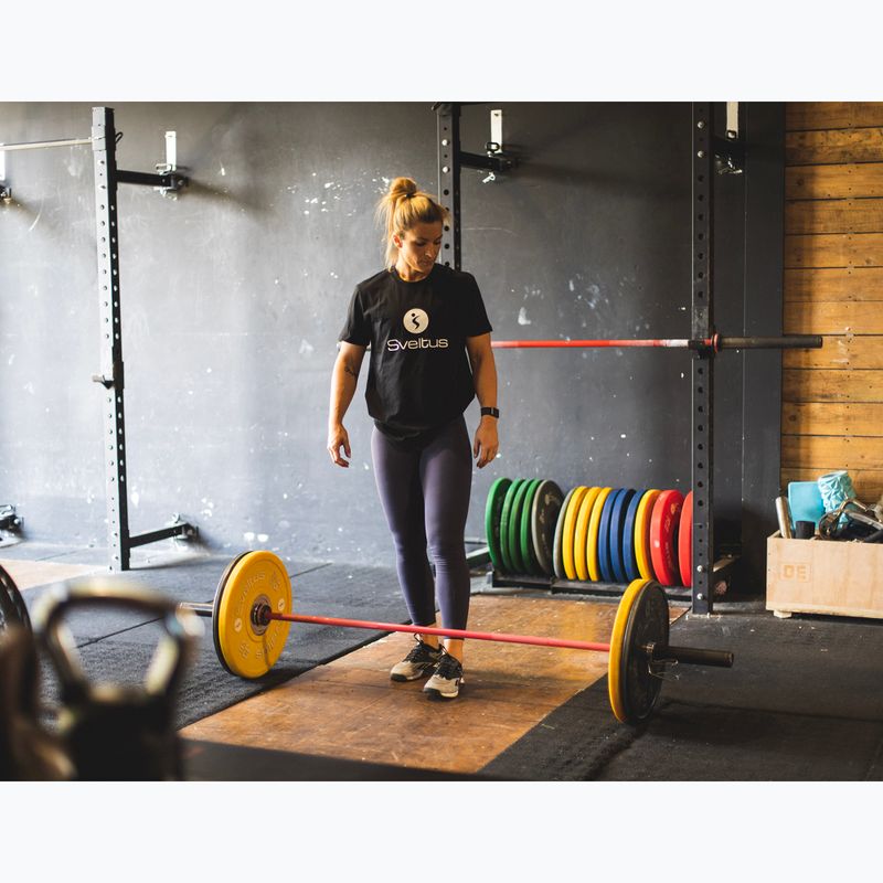 Disco bumper olimpico Sveltus Training Olympic Disc 5 kg black 4