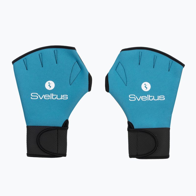Guanti Sveltus aquafitness 1840 aqua nero/blu 2