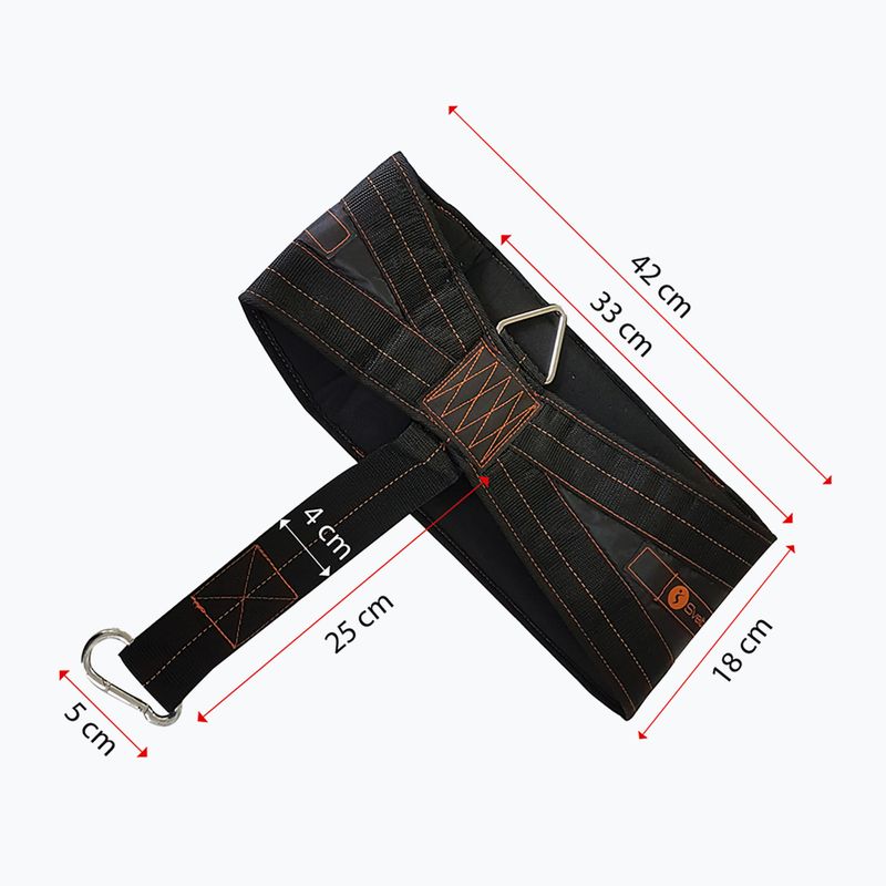 Sveltus AB Sling x2 manicotti neri per l'allenamento dei muscoli addominali 6