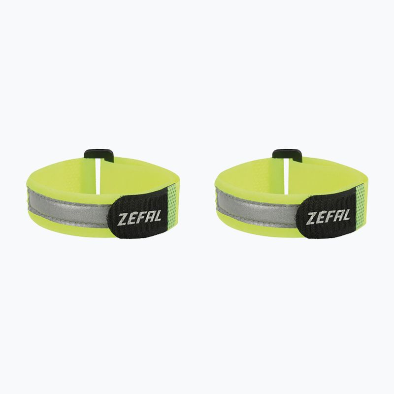 Zefal Doowah bande riflettenti per le gambe 2 pezzi giallo neon