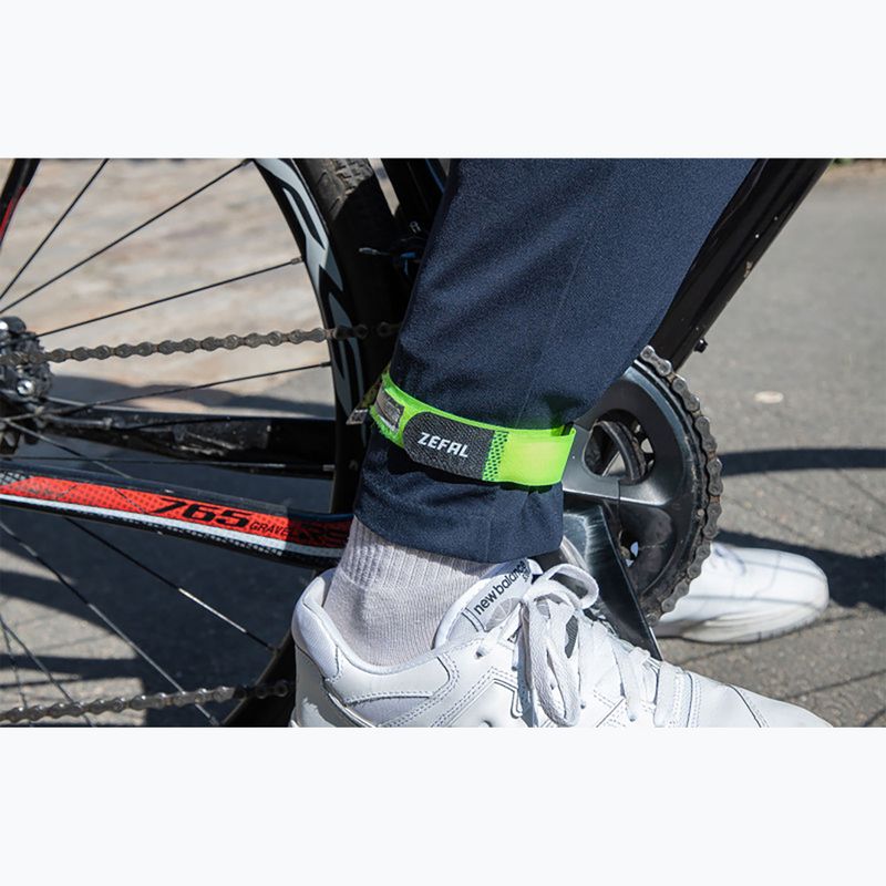 Zefal Doowah bande riflettenti per le gambe 2 pezzi giallo neon 2