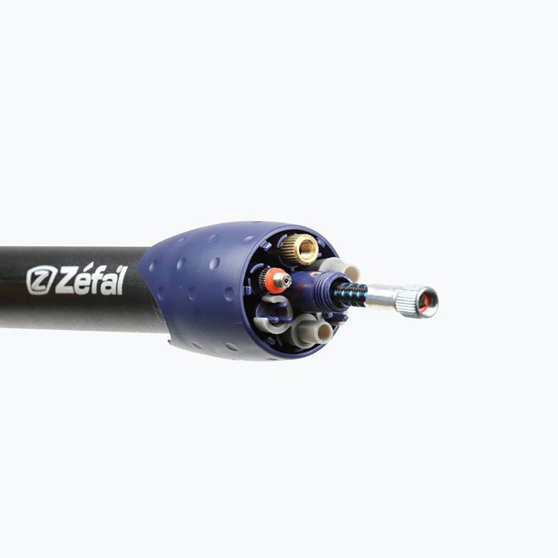 Pompa da bicicletta Zefal Max blu/nera 7