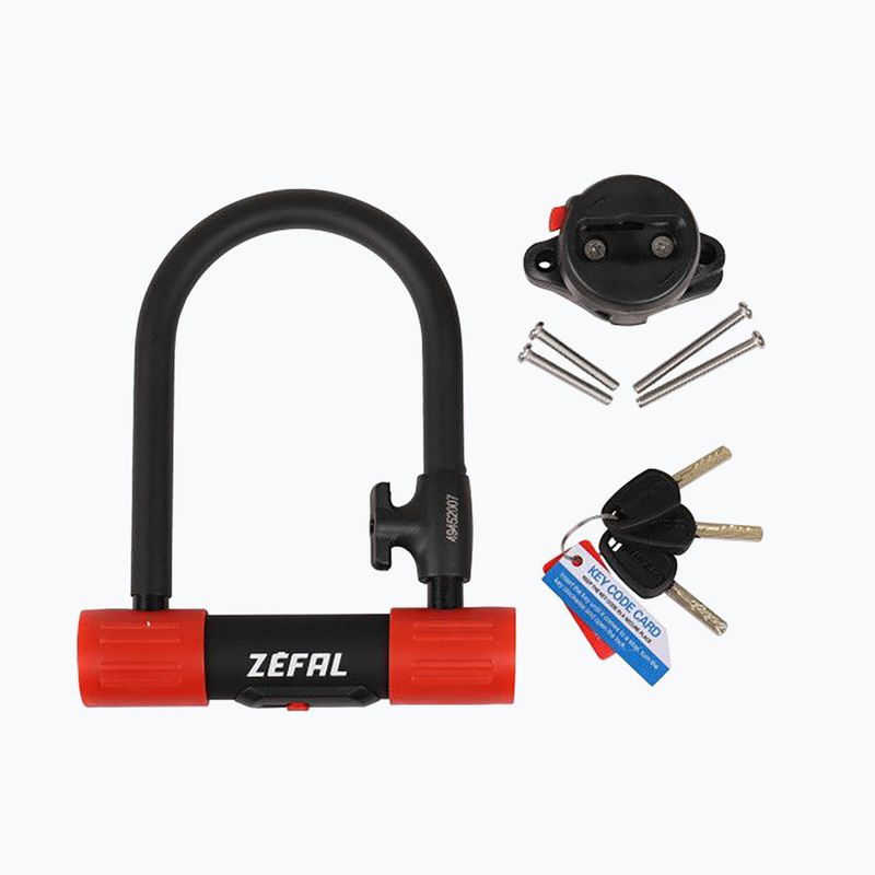 Lucchetto per bicicletta Zefal K-Traz U13 S nero/rosso 2