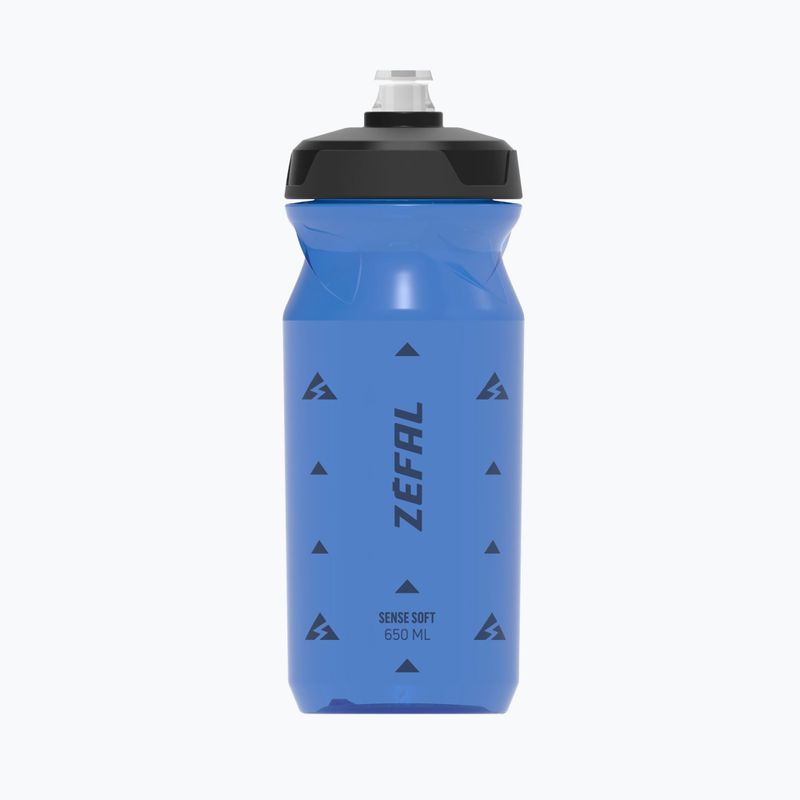 Zefal Sense Soft Bike Bottiglia 650 ml blu traslucido
