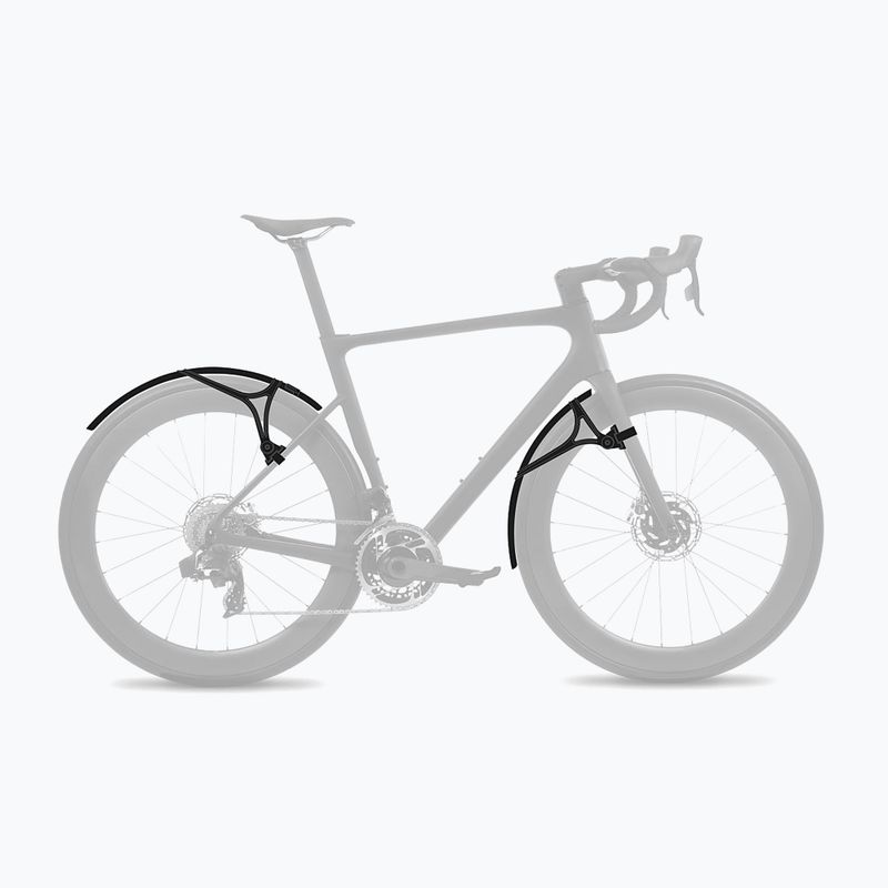 Set di parafanghi per bicicletta Zefal Shield R35 nero 6