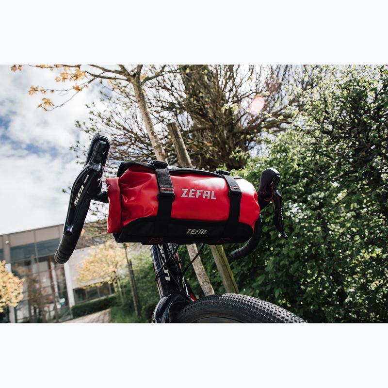Zefal Z Adventure F5 5 l rosso/nero Borsa da manubrio per bicicletta 6