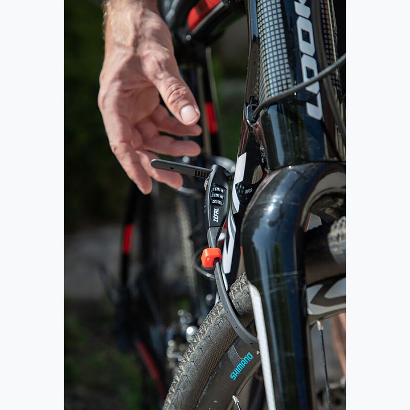 Chiusura per bicicletta Zefal K-Traz Zip3 700 XL Level 3 Zip Look black 4