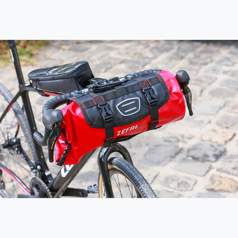 Zefal Z Adventure F10 nero/rosso Borsa da manubrio per bicicletta 8
