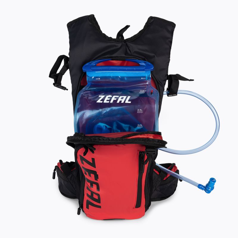Zefal Hydro Enduro 11 l zaino bici nero/rosso 2
