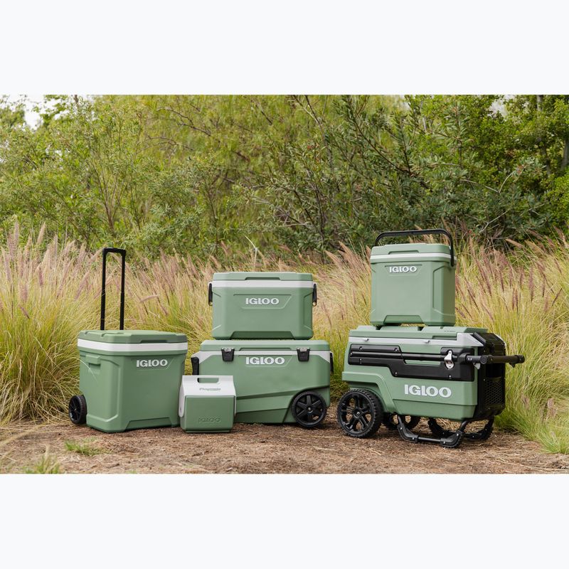 Igloo Ecocool Latitude 90 Qt Roller 85 l frigo vintage verde touring 14