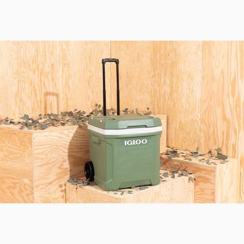 Igloo Ecocool Latitude 60 Qt Roller 56 l frigo vintage verde touring 10