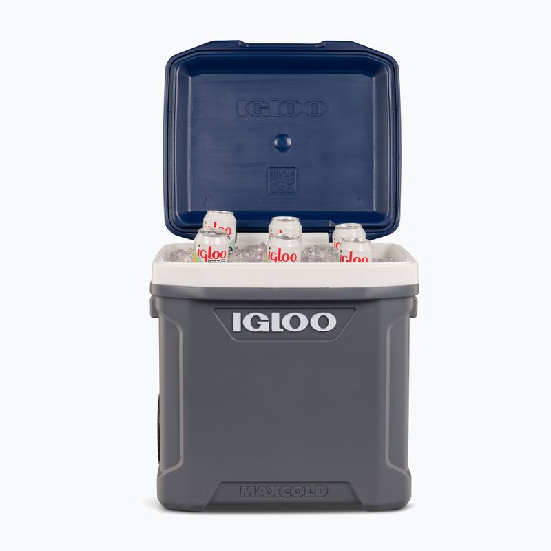 Igloo Maxcold Latitude 62 Qt Roller 59 l carbonite/frigorifero da viaggio Mar Egeo 15