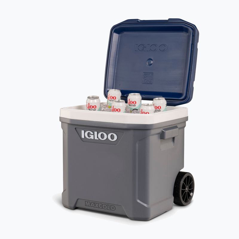 Igloo Maxcold Latitude 62 Qt Roller 59 l carbonite/frigorifero da viaggio Mar Egeo 16