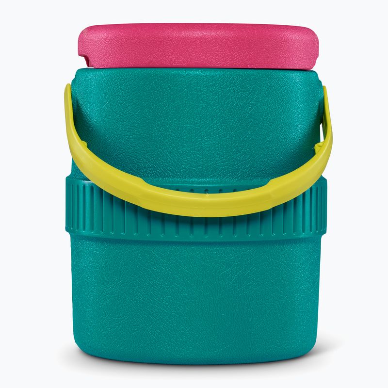 Igloo Retro Barrel Of Fun 2 Gallon 7,6 litri Serbatoio dell'acqua color giada scuro/magenta scuro/giallo vivo 4