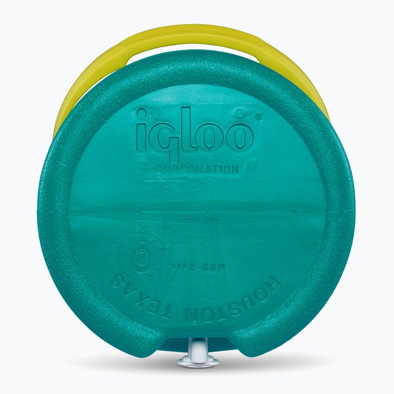 Igloo Retro Barrel Of Fun 2 Gallon 7,6 litri Serbatoio dell'acqua color giada scuro/magenta scuro/giallo vivo 7
