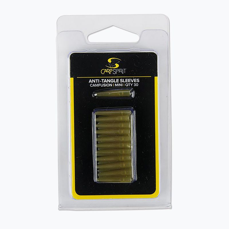 Carp Spirit Antii-Tangle Sleeves gomme da cancellare 25 pz. verde ACS010235