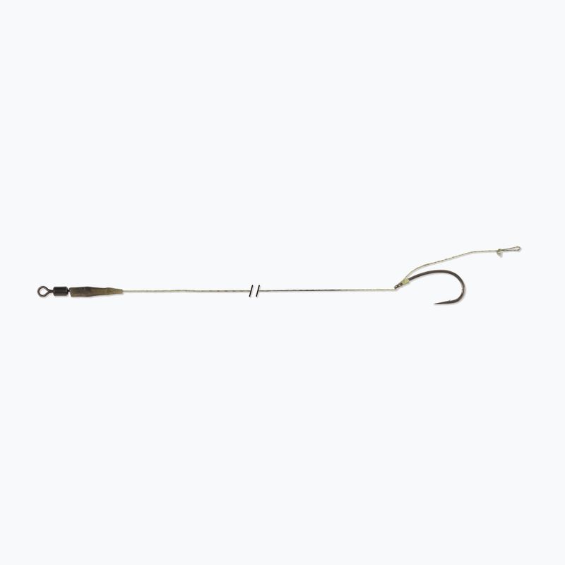 Carp Spirit Kd Rig Barbed carp leader 25Lb verde ACS340064