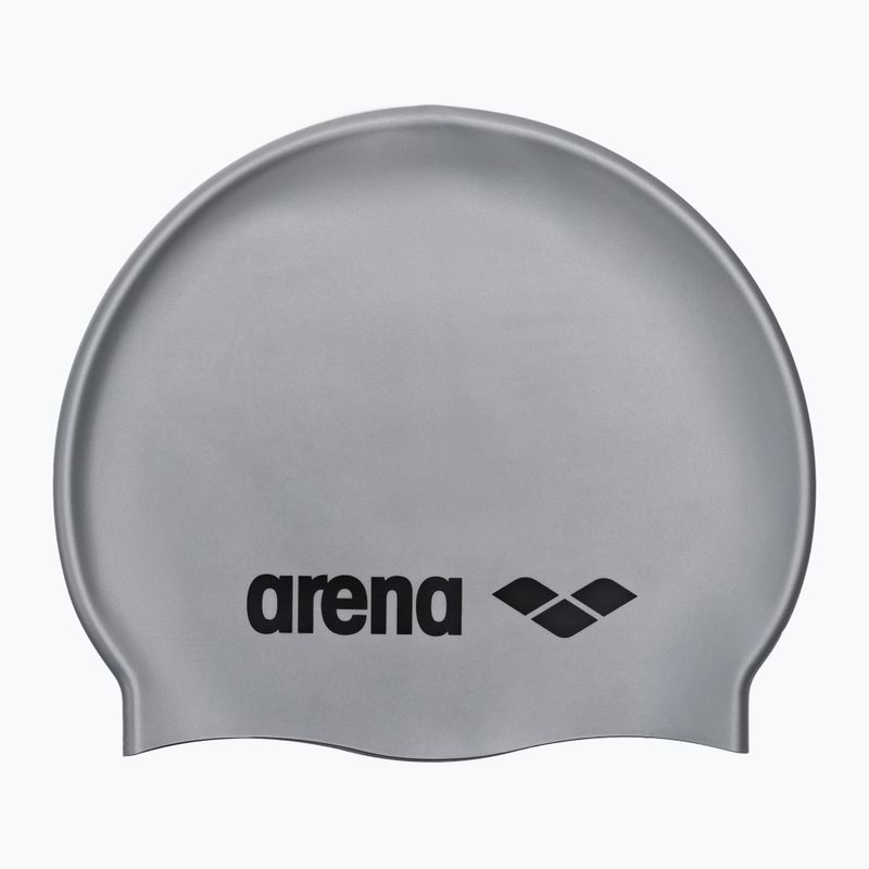 Cuffia da nuoto per bambini arena Classic Silicone Jr argento/nero