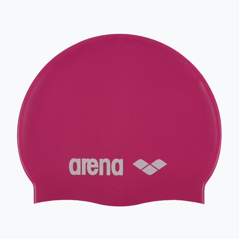 Cuffia per bambini arena Classic Silicone Jr fucsia/bianco 2