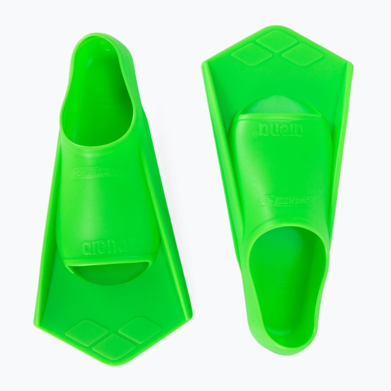 Pinne da nuoto Arena Powerfin Hook acid lime/nero 2