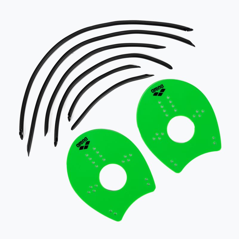 Arena Elite Hand Paddle acidi lime/neri per il nuoto