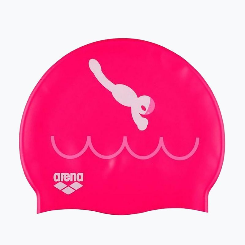 Cuffia per bambini arena Kun Cap dive/fuchsia 2