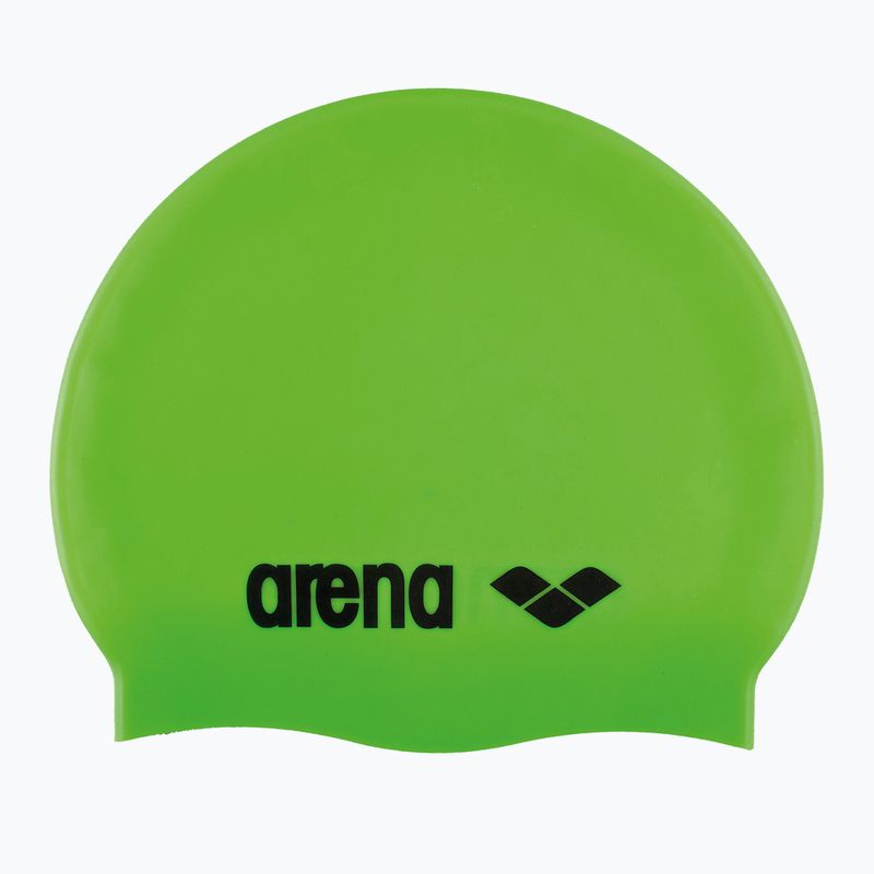 Cuffia da nuoto per bambini arena Classic Silicone Jr acid lime/nero