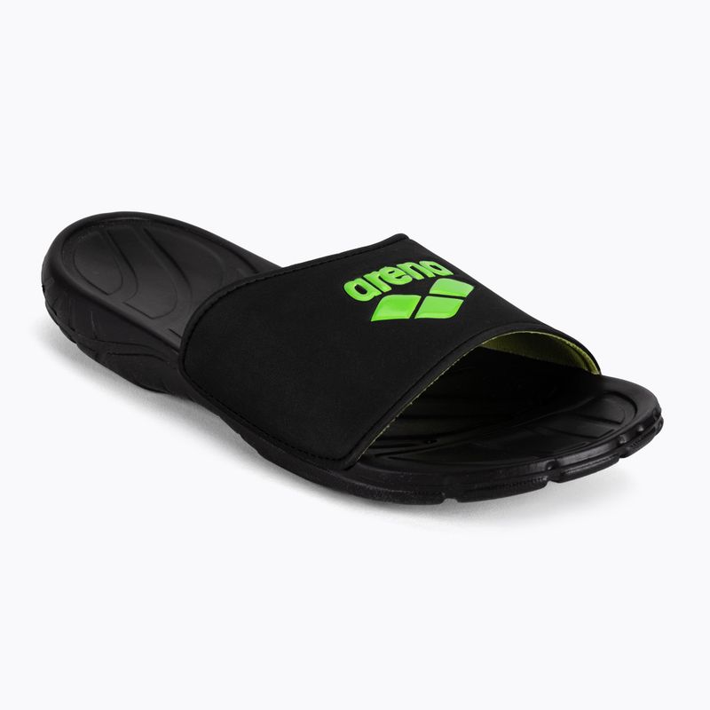 Infradito da uomo arena Spice Hook nero acido/lime