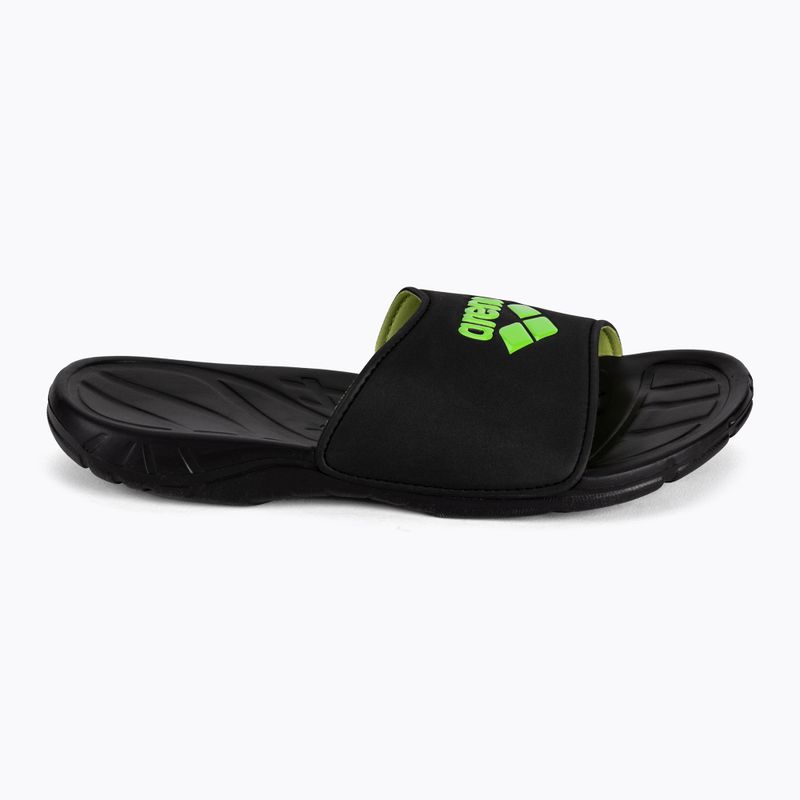 Infradito da uomo arena Spice Hook nero acido/lime 2