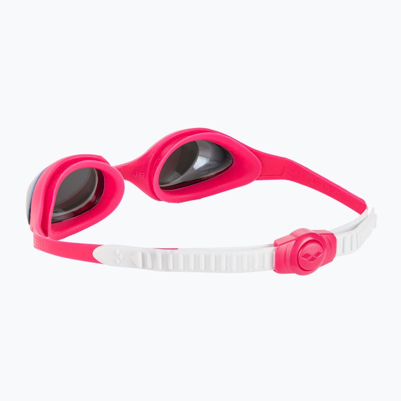 Occhialini da nuoto da bambino Arena Spider JR Mirror white/pink/fuchsia 4