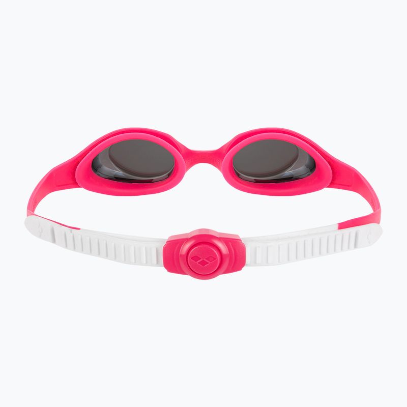 Occhialini da nuoto da bambino Arena Spider JR Mirror white/pink/fuchsia 5