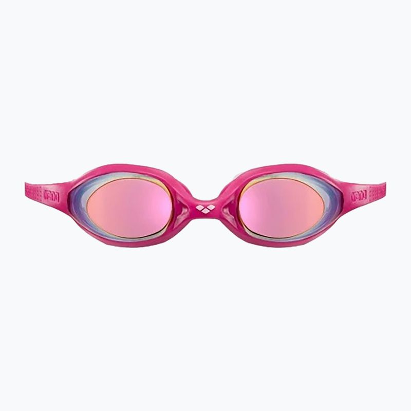 Occhialini da nuoto da bambino Arena Spider JR Mirror white/pink/fuchsia 7