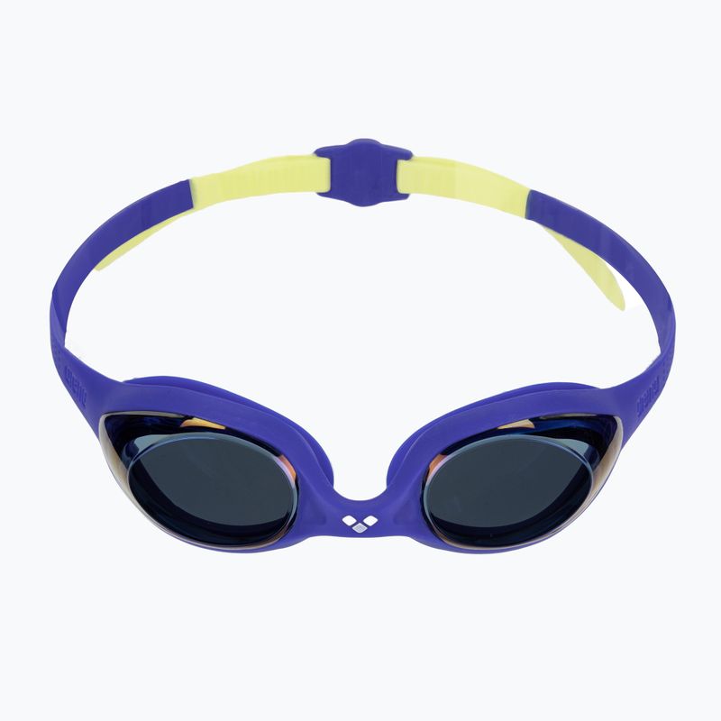 Occhialini da nuoto da bambino Arena Spider JR Mirror blue/blue/yellow 2