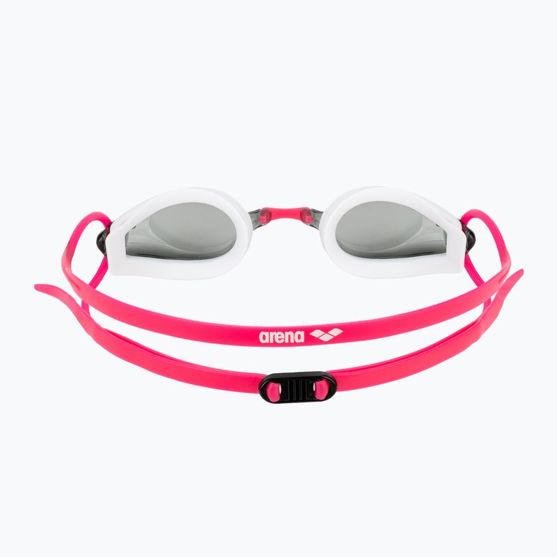 Occhialini da nuoto arena Tracks white/smoke/fuchsia 4